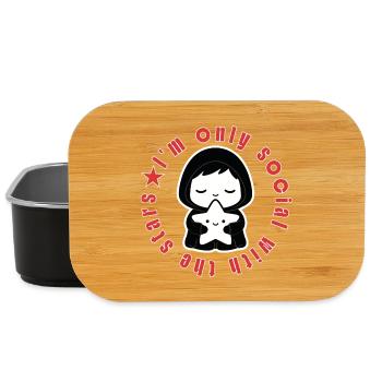 Introvertierter Étoile Social With The Stars - Lunch Box - Schwarz - Vorne