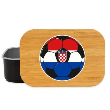 Football - Équipe Croatie - Boîte à goûter - noir - Devant