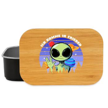 ich komme in frieden - alien - Lunch Box - Schwarz - Vorne