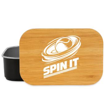 Padel Spin It Sport Leidenschaft Performance - Lunch Box - Schwarz - Vorne