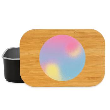 Aura-Check-Pastellgradientensphäre - Lunch Box - Schwarz - Vorne