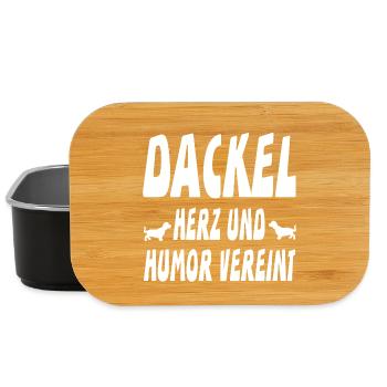 Dackel - Lunch Box - Schwarz - Vorne