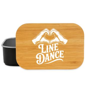 Line Dance Herzlogo - Lunch Box - Schwarz - Vorne