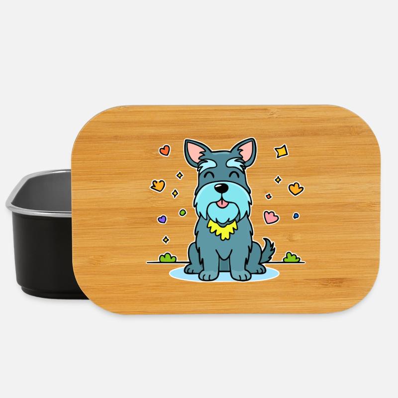 Schnauzer miniature (bande dessinée) - Boîte à goûter - noir