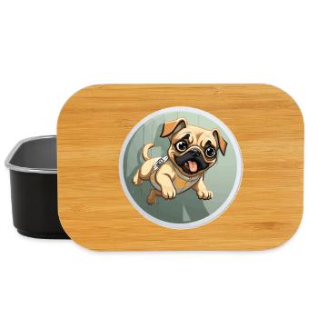 Squeaking Pug Sprinter - Lunch Box - black - Front