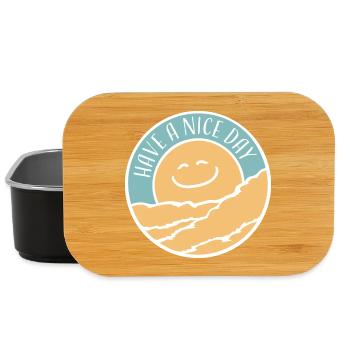 Have A Nice Day Lustig Sarkastischer Spruch Nett - Lunch Box - Schwarz - Vorne