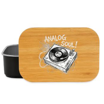 Analog Soul Plattenspieler - Lunch Box - Schwarz - Vorne