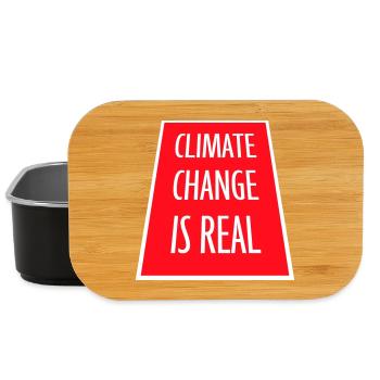 Climate Change Is Real Climate Change Science - Lunch Box - black - Front