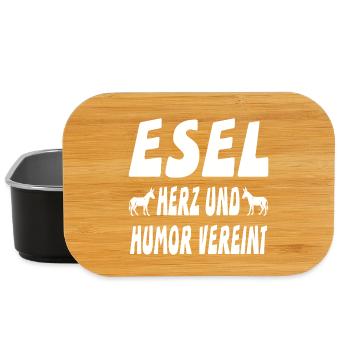 Esel - Lunch Box - Schwarz - Vorne