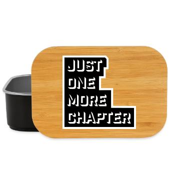 Just One More Chapter Lustig Bücherwurm Lesen Cool - Lunch Box - Schwarz - Vorne