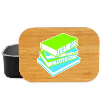 Just One More Chapter Lustig Bücherwurm Lesen Cool - Lunch Box - Schwarz - Vorne