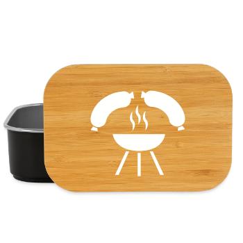 Grillen - Lunch Box - Schwarz - Vorne
