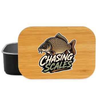Chasing Scales Carp Fishing Design - Lunch Box - black - Front