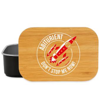 Abiturient – Don’t Stop Me Now! (Abitur / NEG 2C) - Lunch Box - Schwarz - Vorne