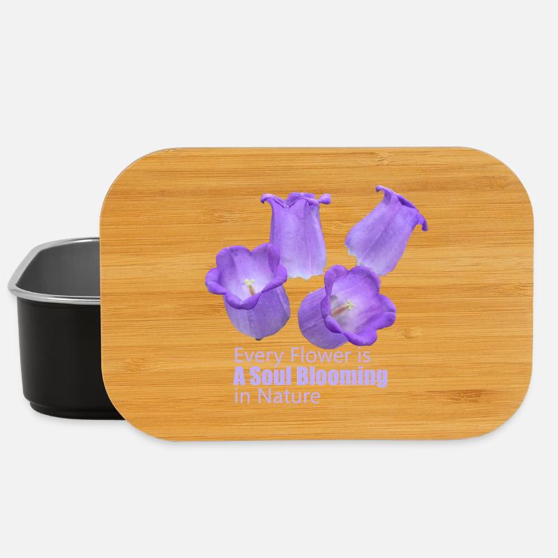Every_Flower_is_a_Soul_Blooming_in_Nature - Boîte à goûter - noir