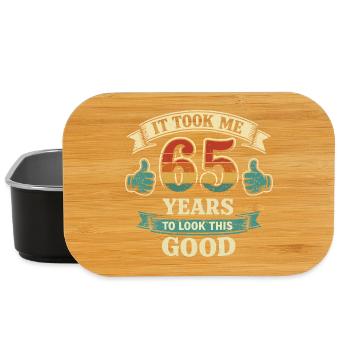 65 Years - It Took Me 65 Years To Be This Beautiful - Lunch Box - black - Front