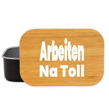Arbeiten - Lunch Box - Schwarz - Vorne