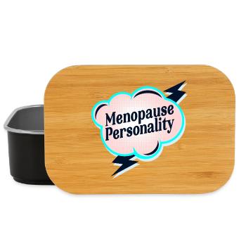 Menopause Personality - Lunch Box - black - Front