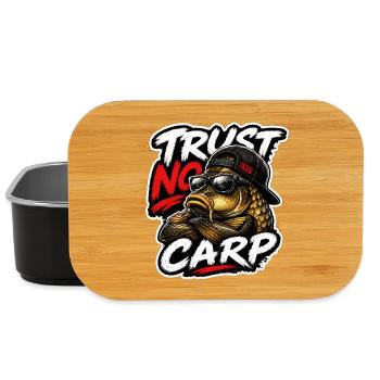 Karpfenfischer-Hemd – Design für Karpfenabhängige - Lunch Box - Schwarz - Vorne