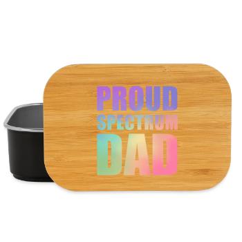 Proud Spectrum Dad - Lunch Box - black - Front