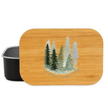 L’odeur de la forêt après la pluie - Boîte à goûter - noir - Devant