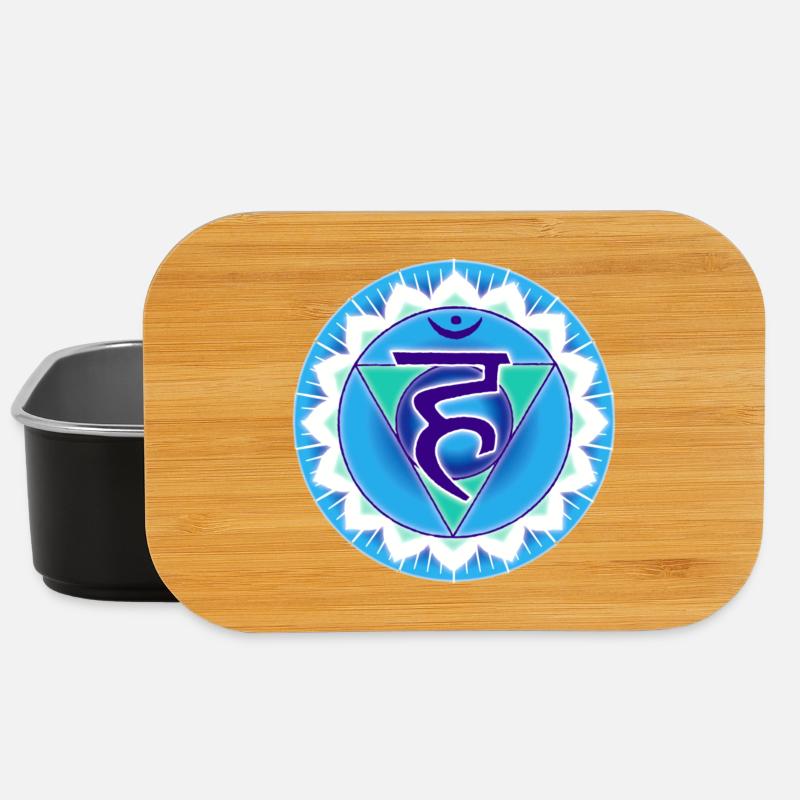 Throat Chakra Vishuddha - Lunch Box - black