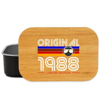 1988 Retro Vinyl Headphone Edition - Lunch Box - black - Front