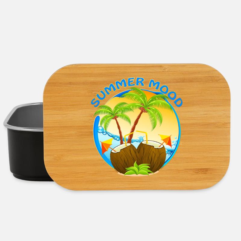 Tropical Cocktail Drink Summer Mood - Boîte à goûter - noir