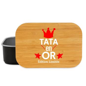 TATA en OR Édition Limitée - Boîte à goûter - noir - Devant