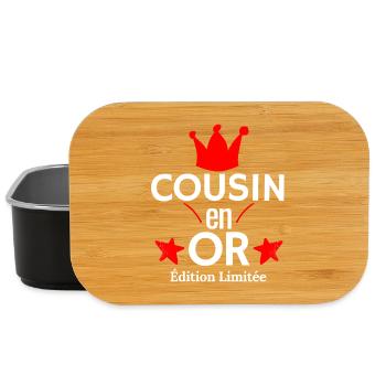 Cousin en OR Édition Limitée - Boîte à goûter - noir - Devant