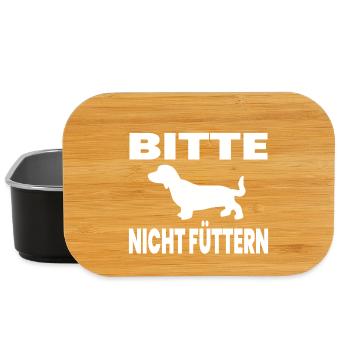 Dackel - Lunch Box - Schwarz - Vorne