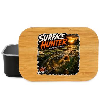 Surface Hunter Carp Fishing Design - Lunch Box - black - Front