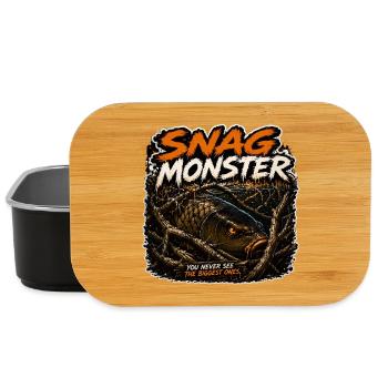 Snag Monster Karpfenfischen-Design - Lunch Box - Schwarz - Vorne