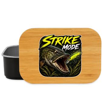 Conception de la pêche au brochet en mode Strike - Boîte à goûter - noir - Devant