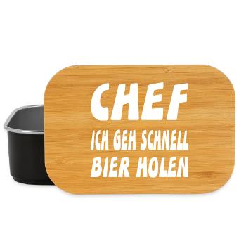 Chef - Lunch Box - Schwarz - Vorne