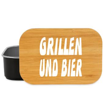Grillen - Lunch Box - Schwarz - Vorne