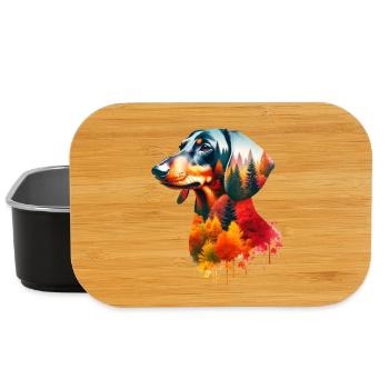 Dackel - Lunch Box - Schwarz - Vorne