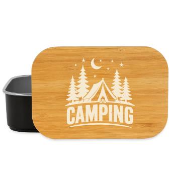 Camping Outdoor Mountain Adventure Tent - Lunch Box - black - Front