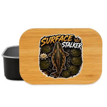 Oberflächen-Stalker-Karpfenfischerei-Design - Lunch Box - Schwarz - Vorne