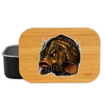 Mirror Carp Fishing - Lunch Box - black - Front