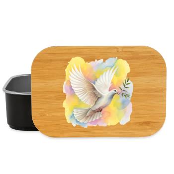 Dove of Peace - Lunch Box - black - Front