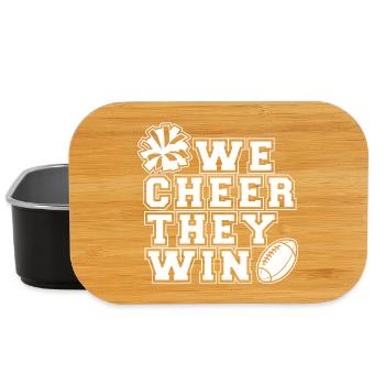 Nous encourageons Tey Win Cheerleader Sport Style Rétro - Boîte à goûter - noir - Devant