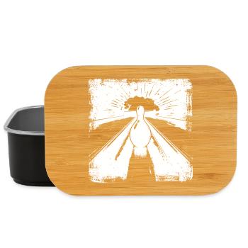 Graphiques de bowling - Boîte à goûter - noir - Devant