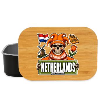 SkullCostume World Edition: Niederlande - Lunch Box - Schwarz - Vorne