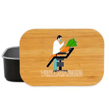 Lustiges Garten Wortspiel Pflanzen Humor Geschenk - Lunch Box - Schwarz - Vorne