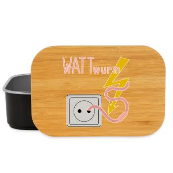 Lugworm Ambiguous Joke Dad Humor Gift Idea - Lunch Box - black - Front