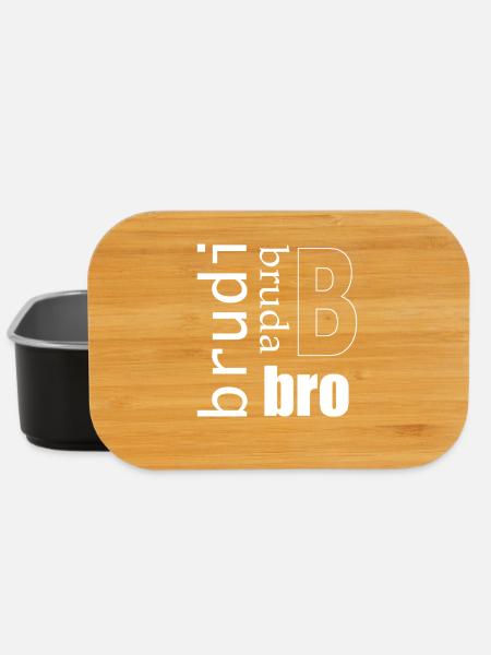 Brudi Bruda Bro - Lunch Box - Schwarz