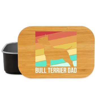 Bull terrier - Boîte à goûter - noir - Devant