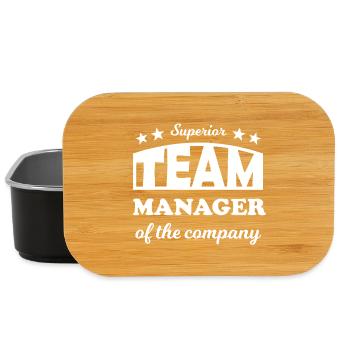 Superior Team Manager Emblem - Lunch Box - Schwarz - Vorne