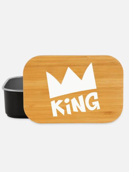 King - Lunch Box - Schwarz